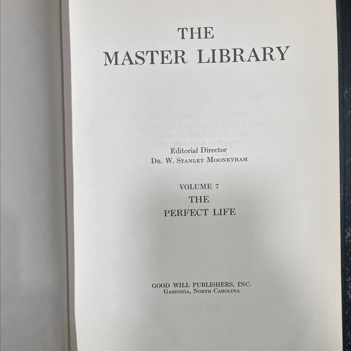 the perfect life book, by unknown, 1968 Hardcover image 2