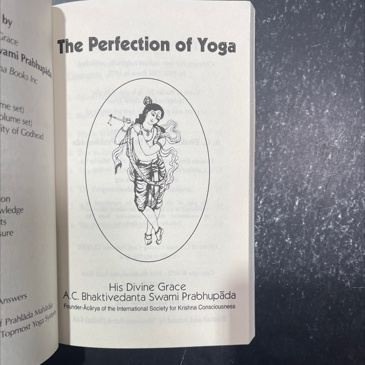 the perfection of yoga book, by A.C. Bhaktivedanta Swami Prabhupada, 2016 Paperback image 2