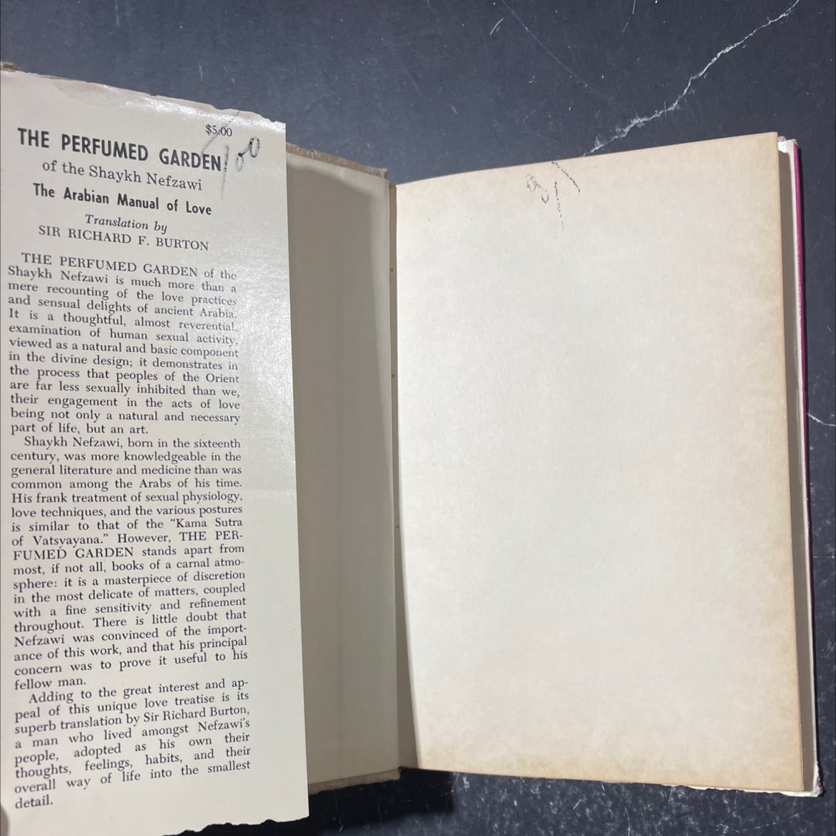 the perfumed garden of the shaykh nefzawi book, by sir richard f. burton, 1964 Hardcover image 4