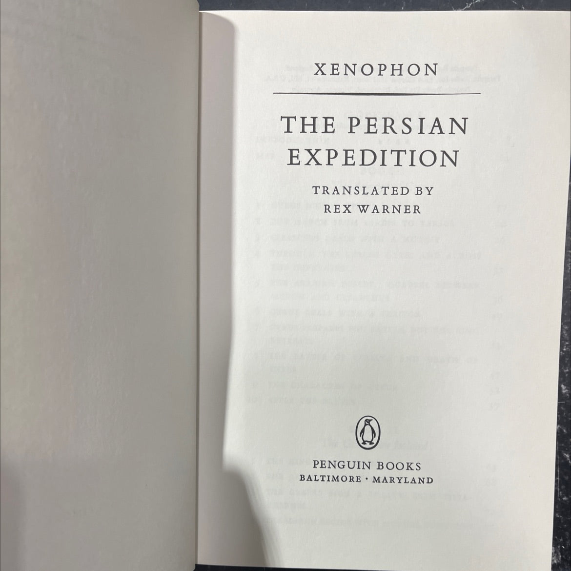 the persian expedition book, by xenophon, 1965 Hardcover image 2