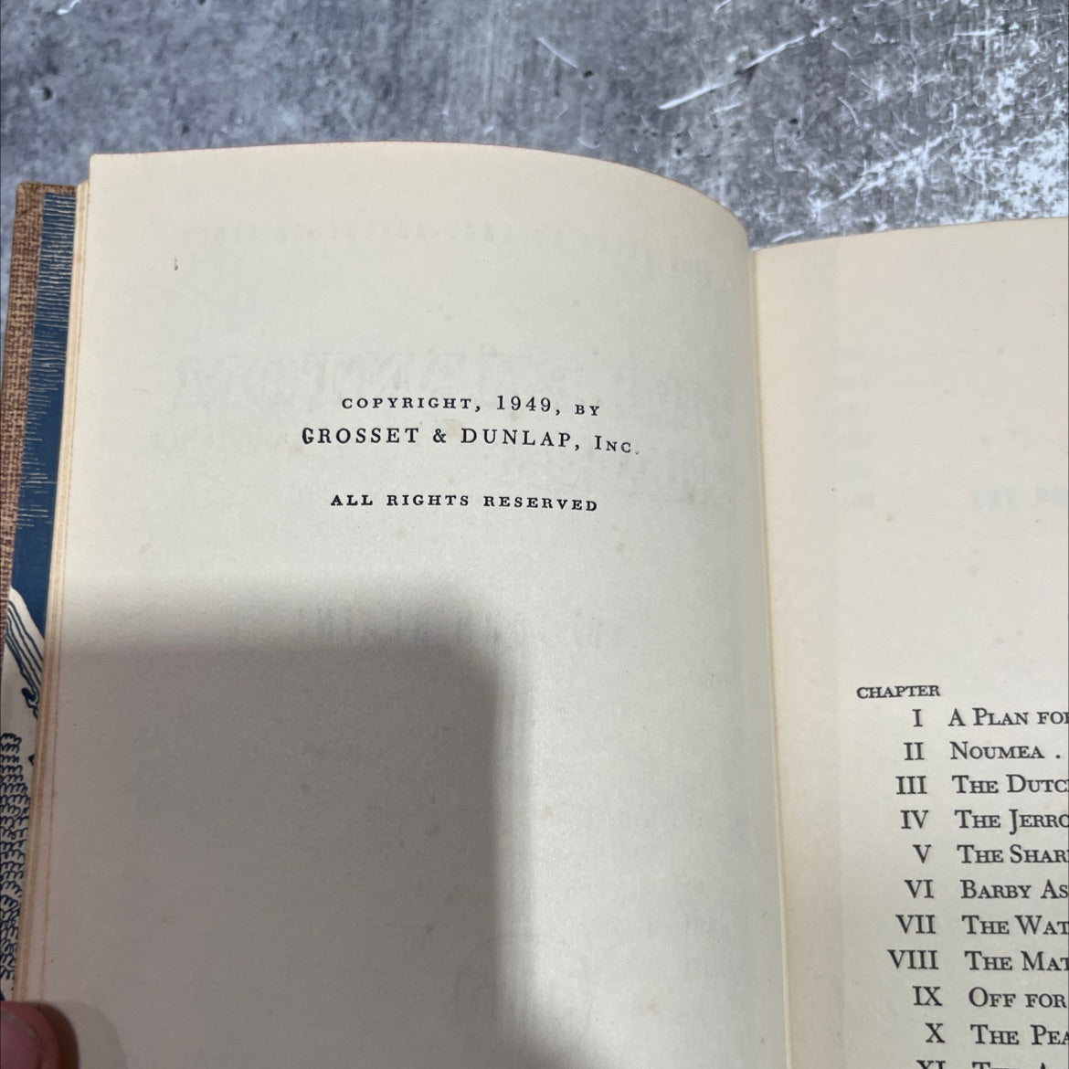 the phantom shark book, by john blaine, 1949 Hardcover image 3