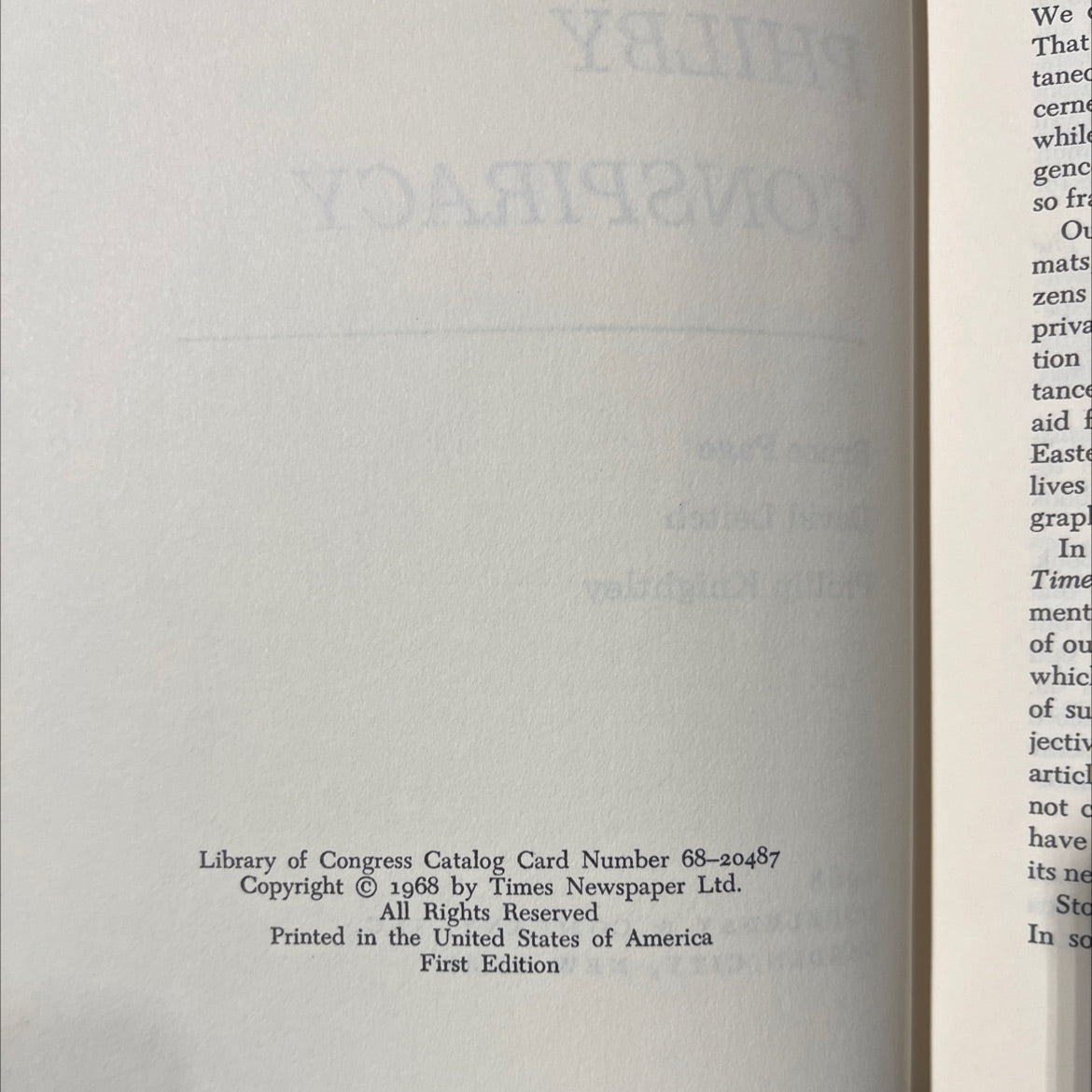 the philby conspiracy book, by Bruce Page, David Leitch, Phillip Knightley, 1968 Hardcover image 3