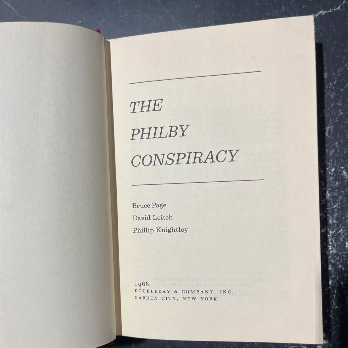the philby conspiracy book, by Bruce Page, David Leitch, Phillip Knightley, 1968 Hardcover image 2