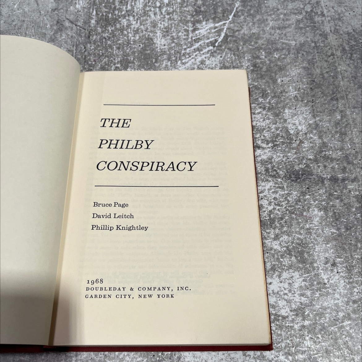 the philby conspiracy book, by Bruce Page, David Leitch, Phillip Knightley, 1968 Hardcover image 2