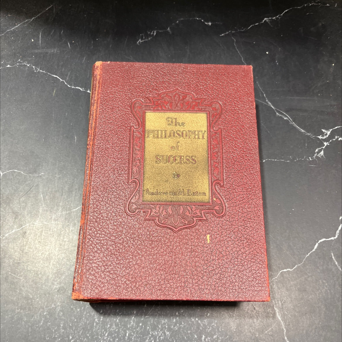 SIGNED the philosophy of success 90 book, by anderson m. baten, 1936 Hardcover, First Edition image 1