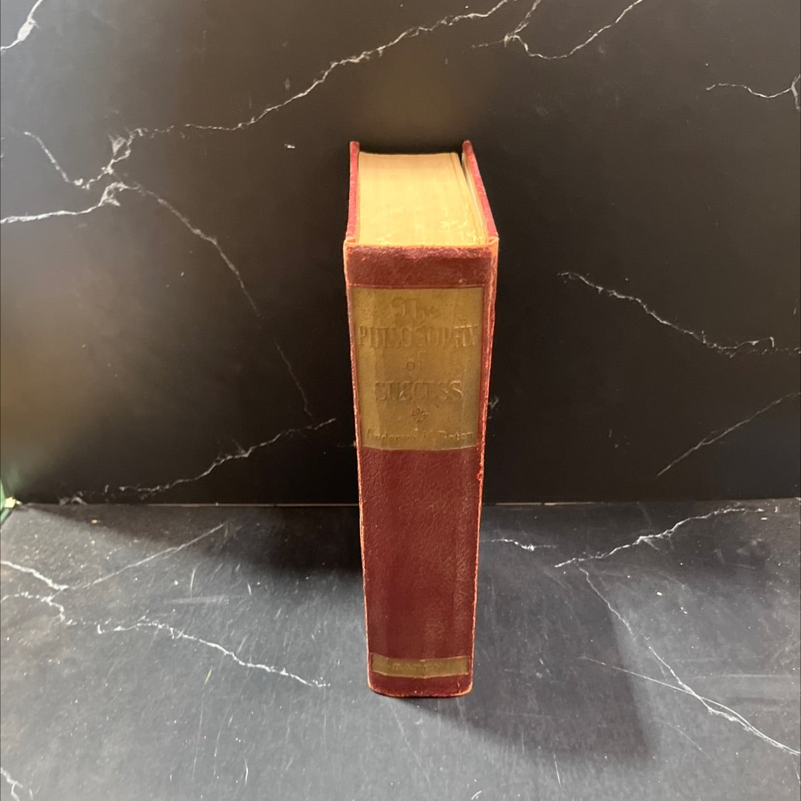 SIGNED the philosophy of success 90 book, by anderson m. baten, 1936 Hardcover, First Edition image 4