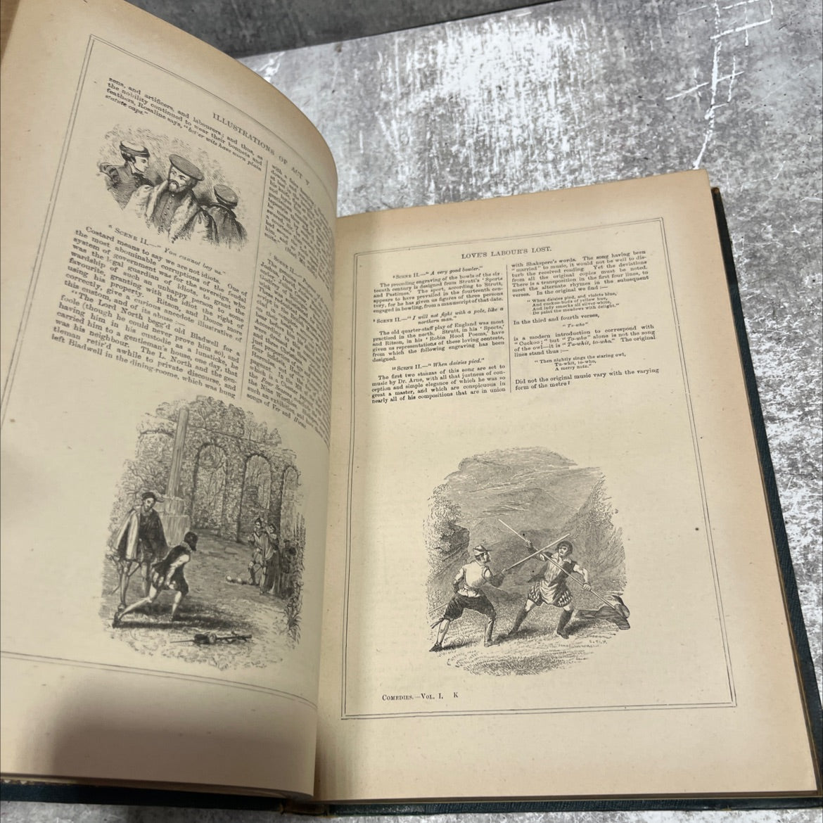 the pictorial edition of the works of shakspere comedies vol. 1 book, by charles knight, unknown Leather image 3