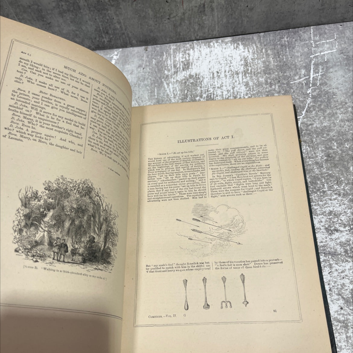 the pictorial edition of the works of shakspere comedies vol ii book, by charles knight, unknown Leather image 4