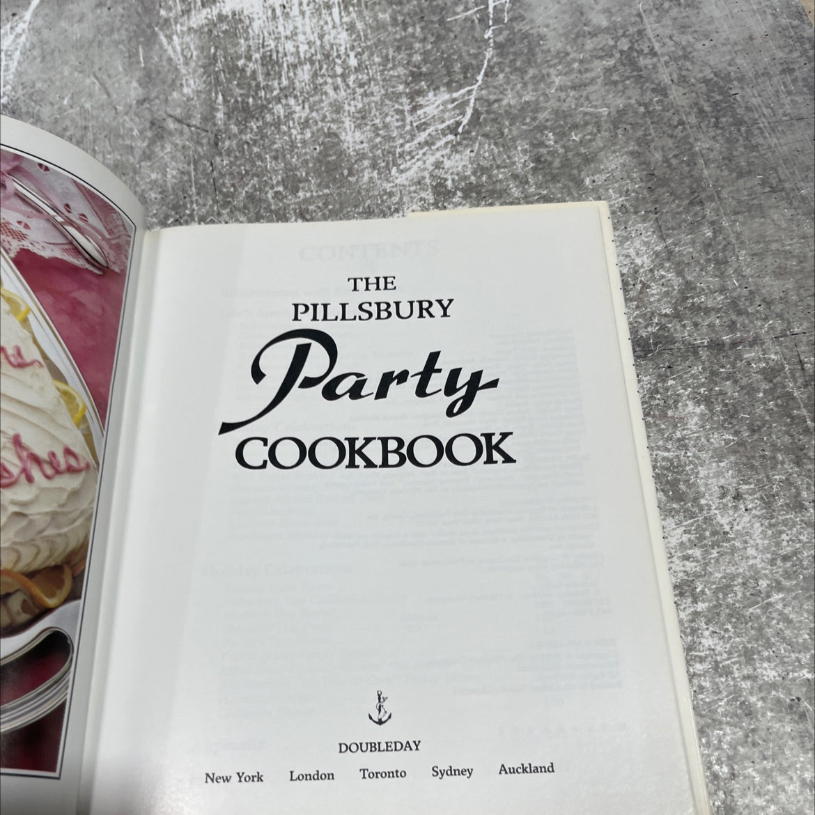 the pillsbury party cookbook book, by pillsbury company, 1991 Hardcover image 2