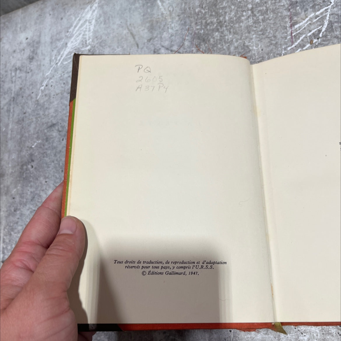 the plague book, by albert camus, 1947 Hardcover image 3