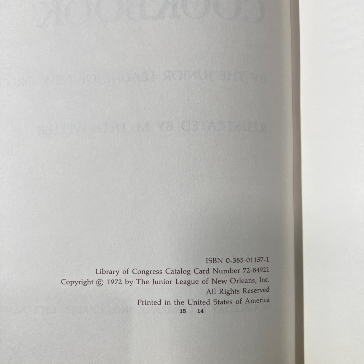 the plantation cookbook book, by the junior league of new orleans, 1972 Hardcover image 3