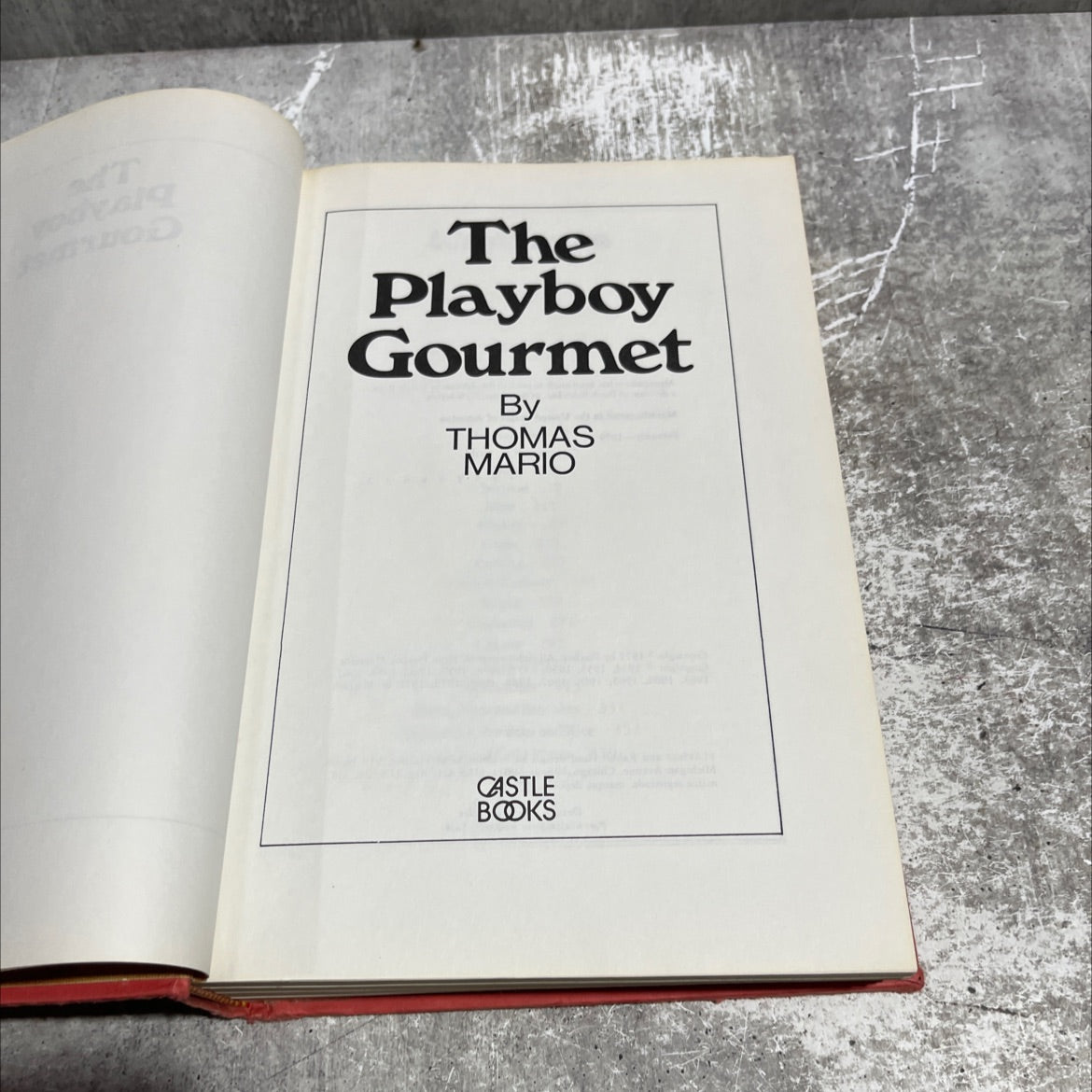 the playboy gourmet book, by thomas mario, 1979 Hardcover image 2