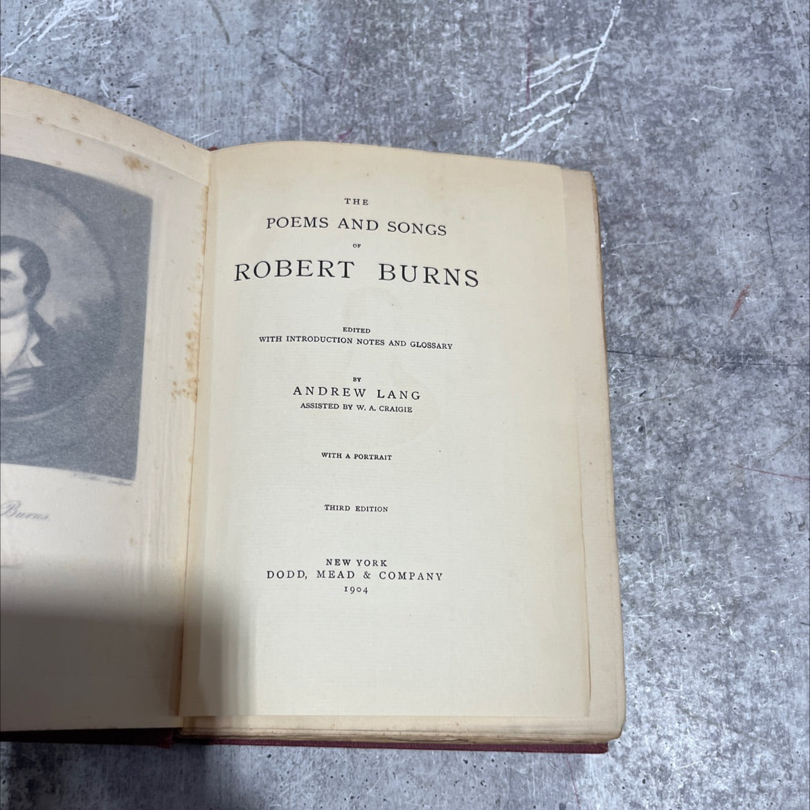 the poems and songs of robert burns book, by robert burns, 1904 Hardcover image 2