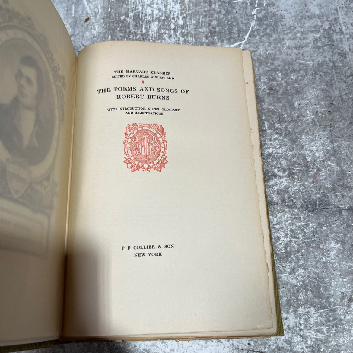 the poems and songs of robert burns book, by robert burns, 1909 Hardcover image 2