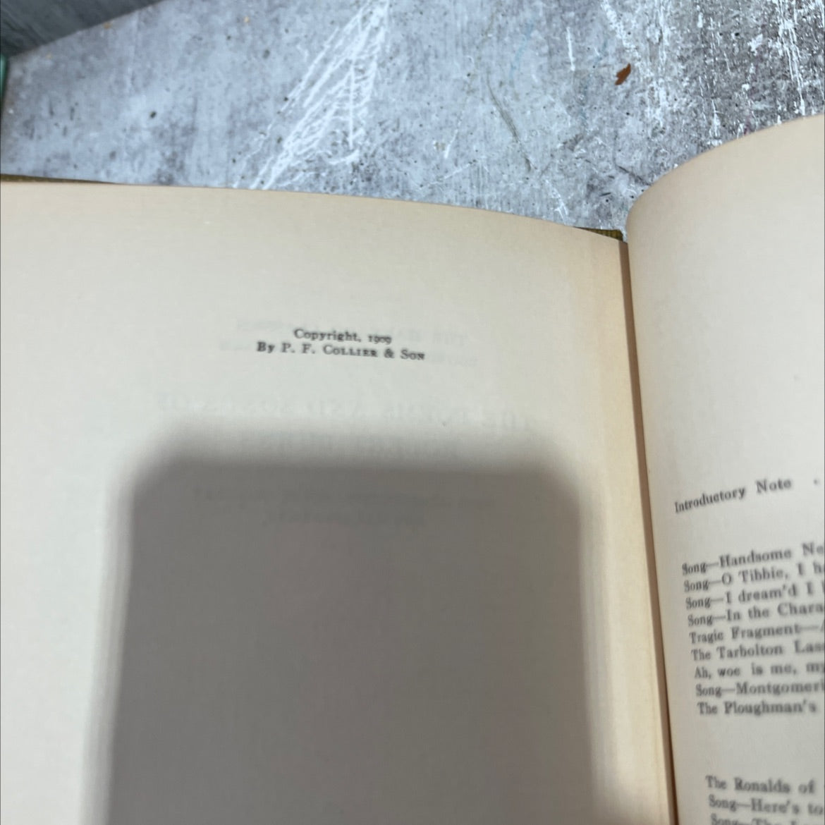 the poems and songs of robert burns book, by robert burns, 1909 Hardcover image 3
