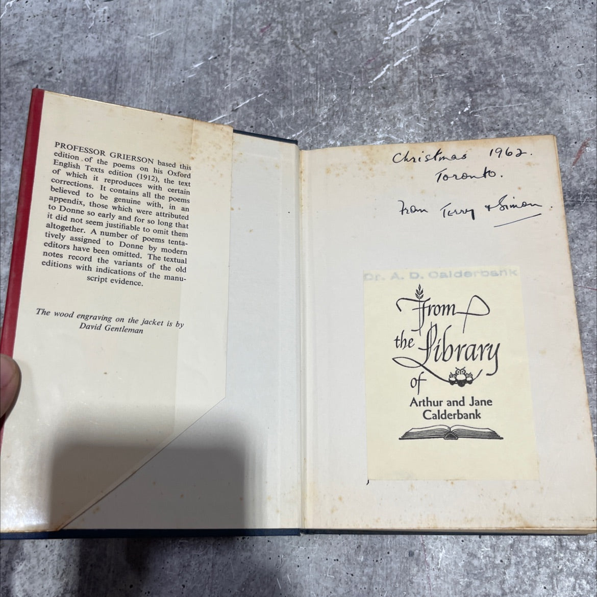 the poems of john donne book, by john donne, 1960 Hardcover image 4