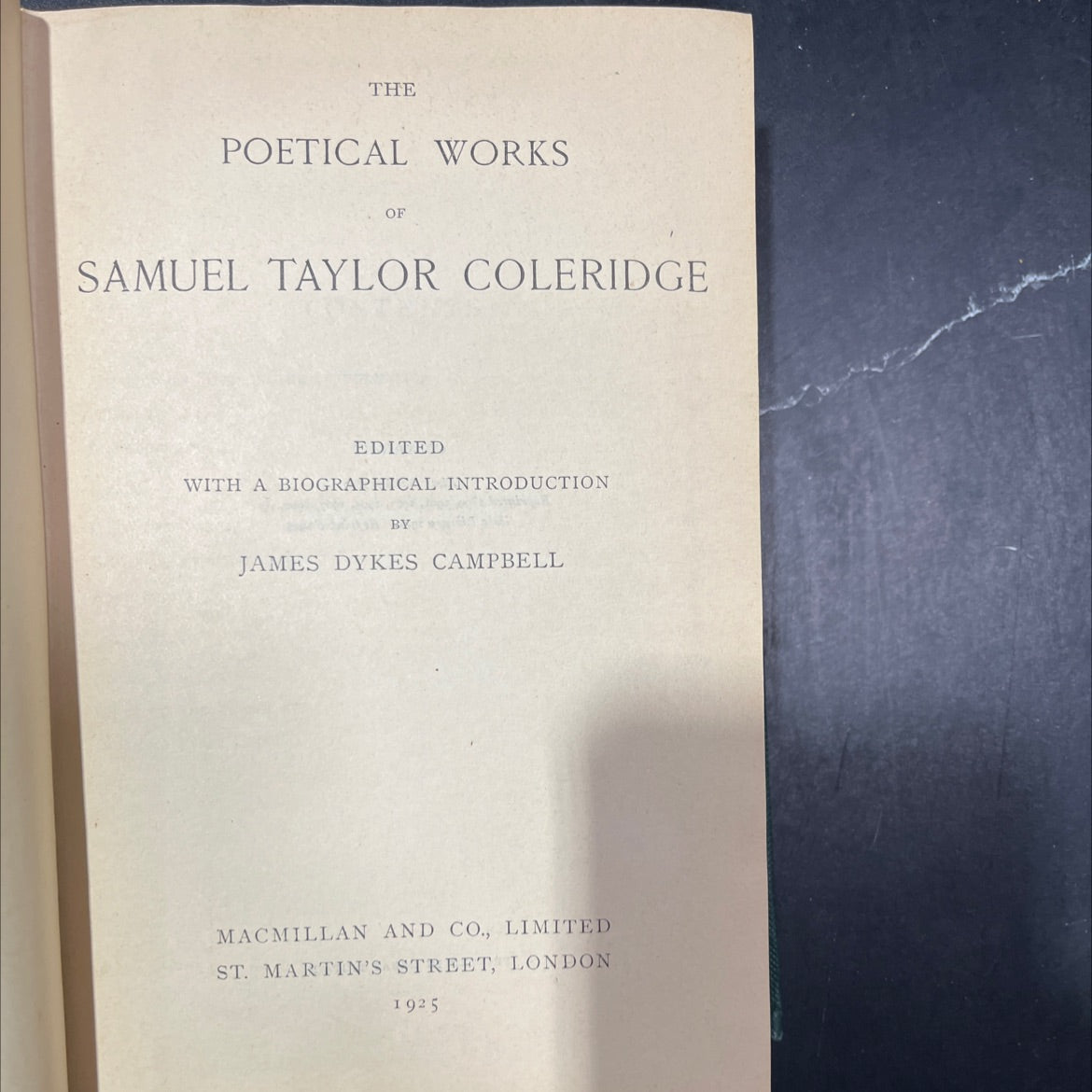 the poetical works of samuel taylor coleridge book, by samuel taylor coleridge, 1925 Hardcover image 2
