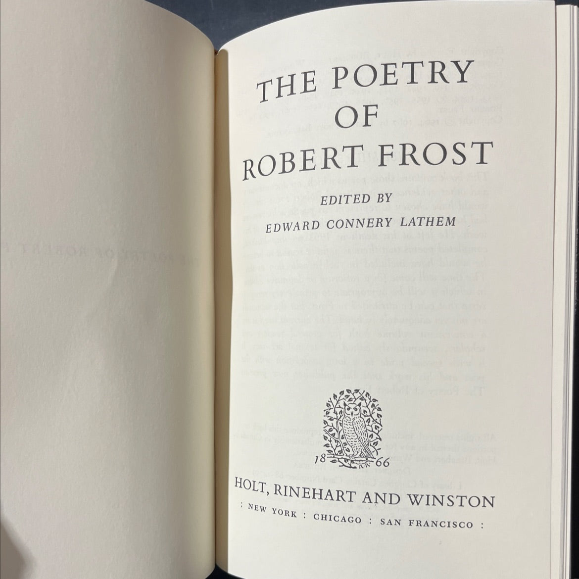 the poetry of robert frost book, by robert frost, 1969 Hardcover image 2