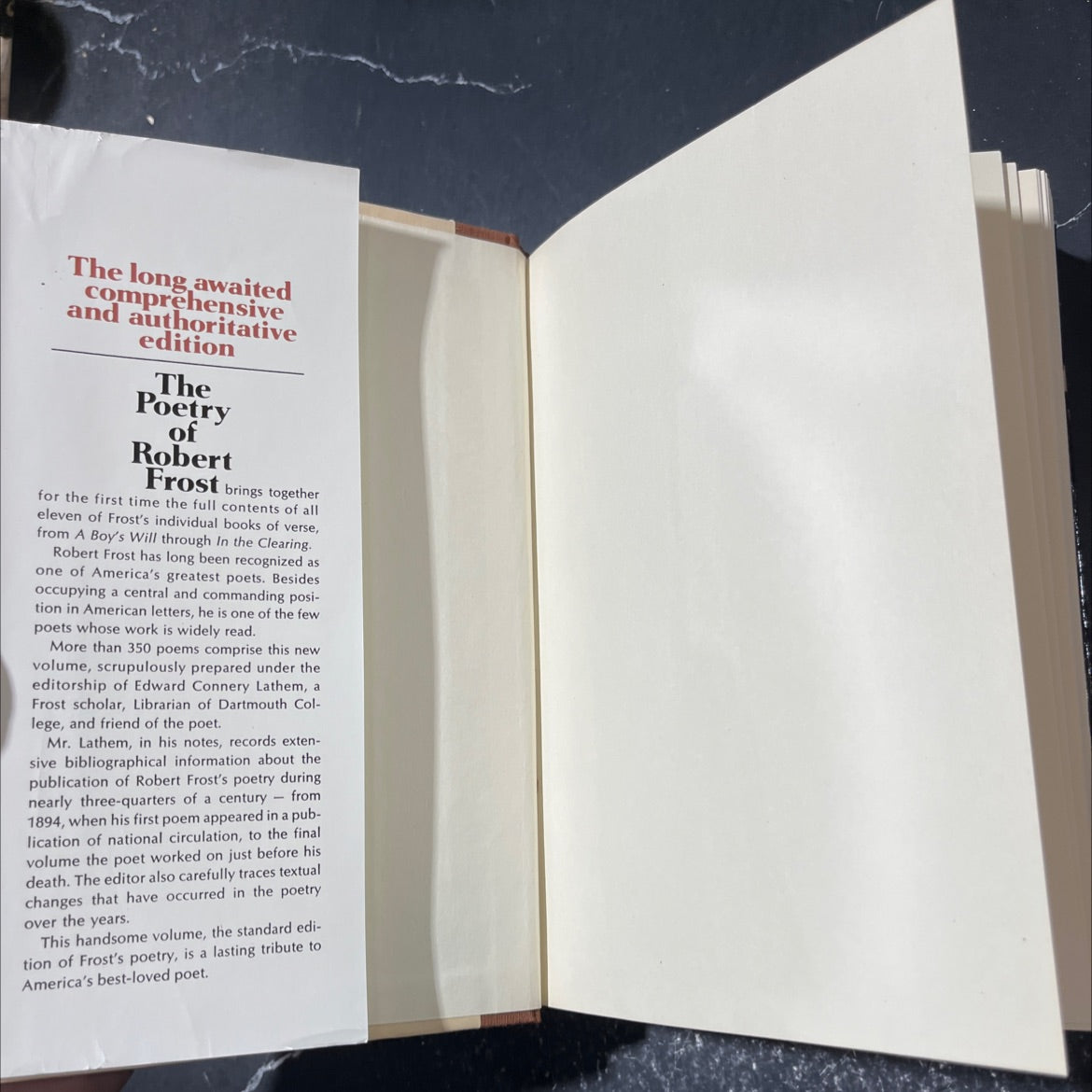 the poetry of robert frost book, by robert frost, 1969 Hardcover image 4