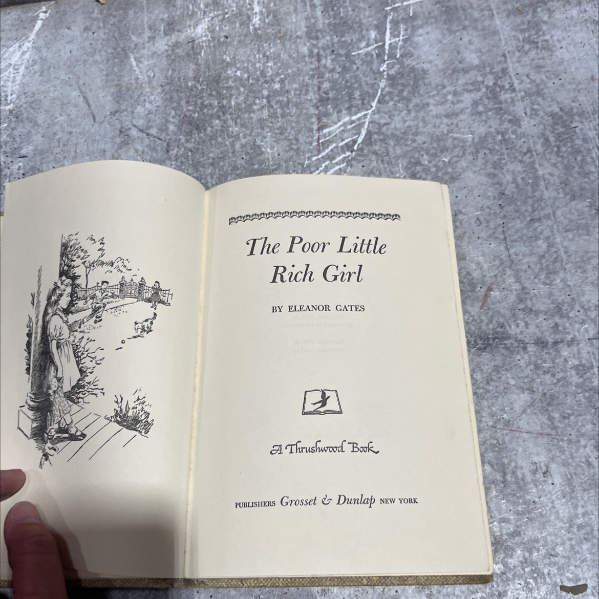 the poor little rich girl book, by eleanor gates, 1940 Hardcover image 2