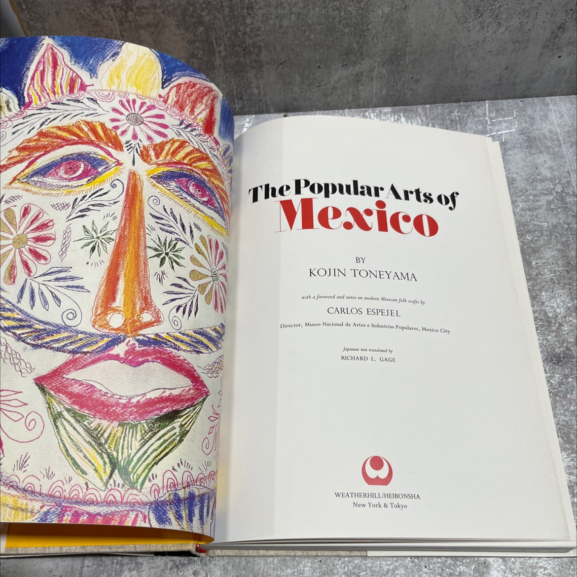 the popular arts of mexico book, by kojin toneyama, 1974 Hardcover image 2
