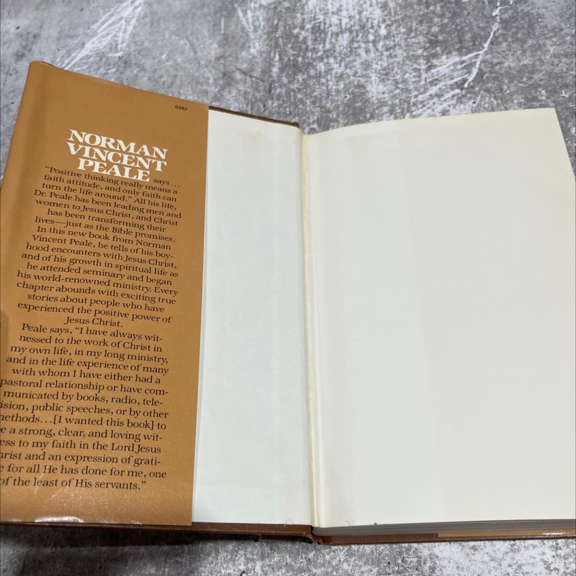 the positive power of jesus christ book, by norman vincent peale, 1980 Hardcover image 4