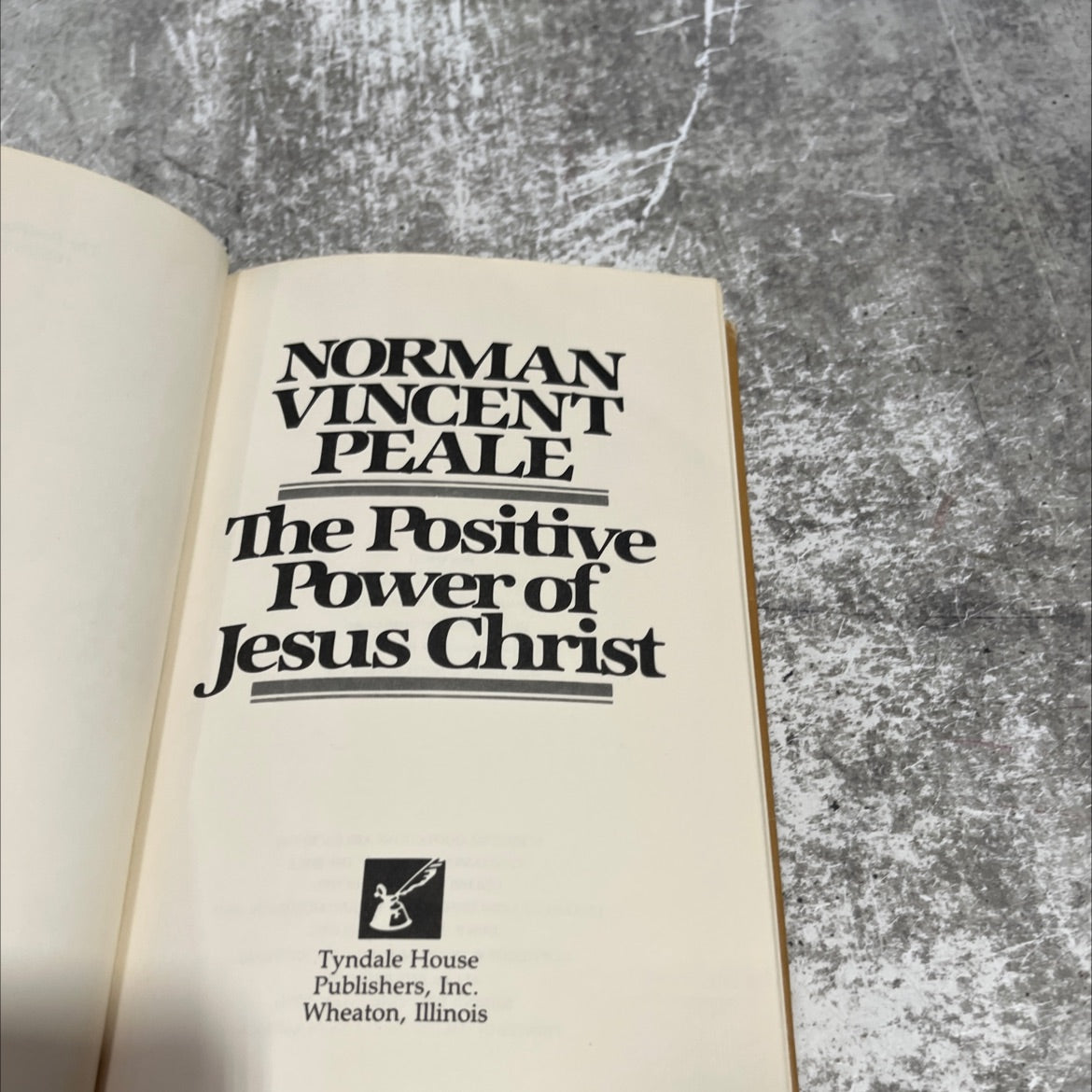 the positive power of jesus christ book, by norman vincent peale, 1980 Hardcover image 2