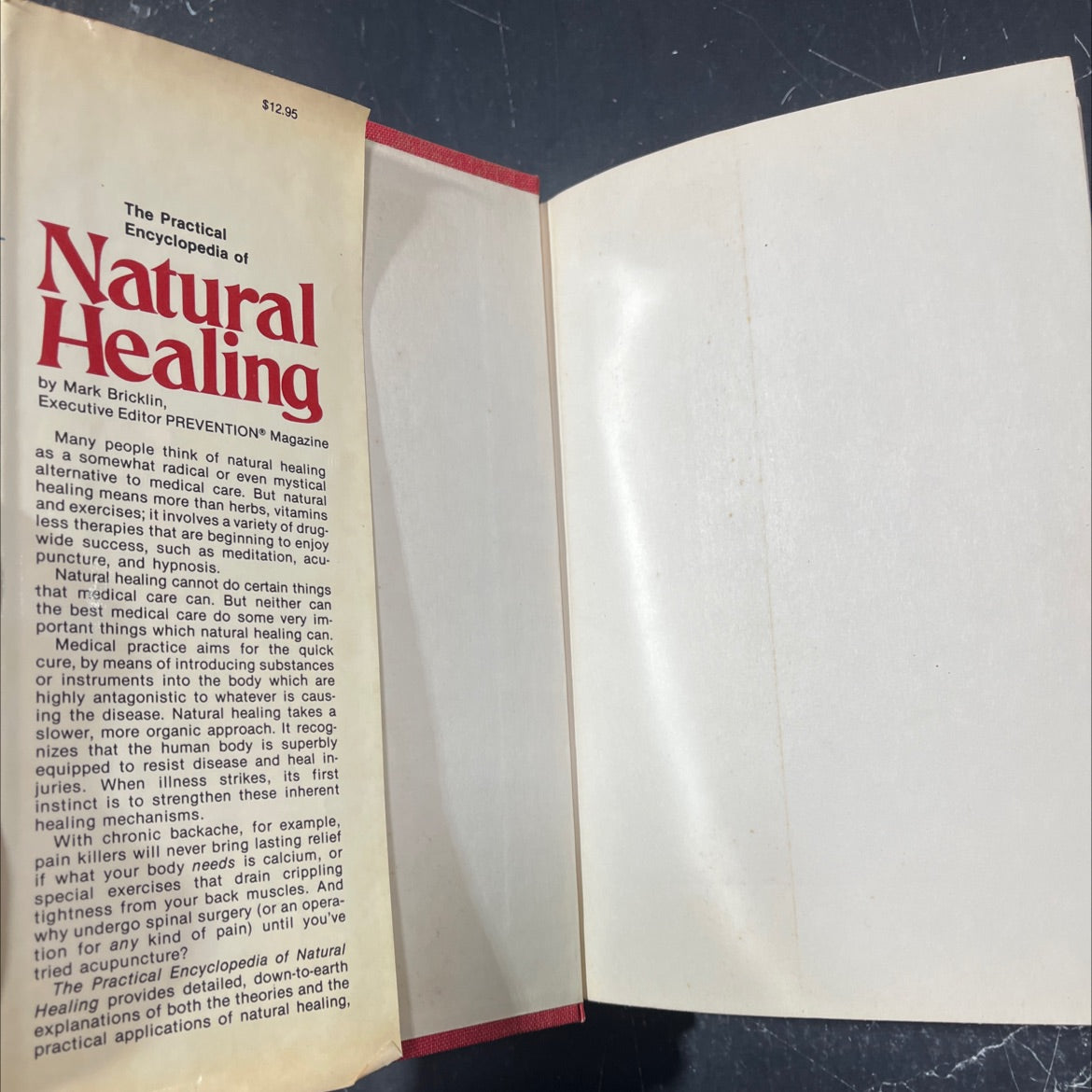 the practical encyclopedia of natural healing book, by mark bricklin, 1976 Hardcover image 4