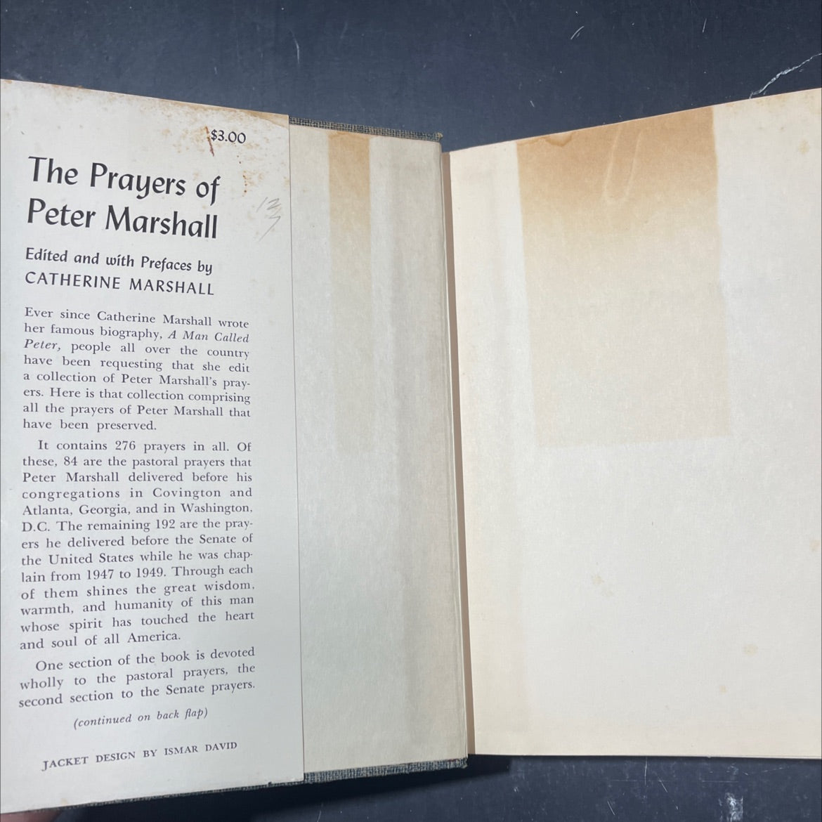 the prayers of peter marshall book, by catherine marshall, 1954 Hardcover image 4
