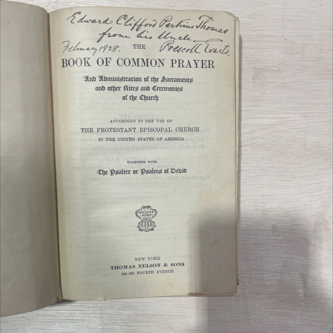 the prescoll warts book of common prayer and administration of the sacraments and other rites and ceremonies of the image 2
