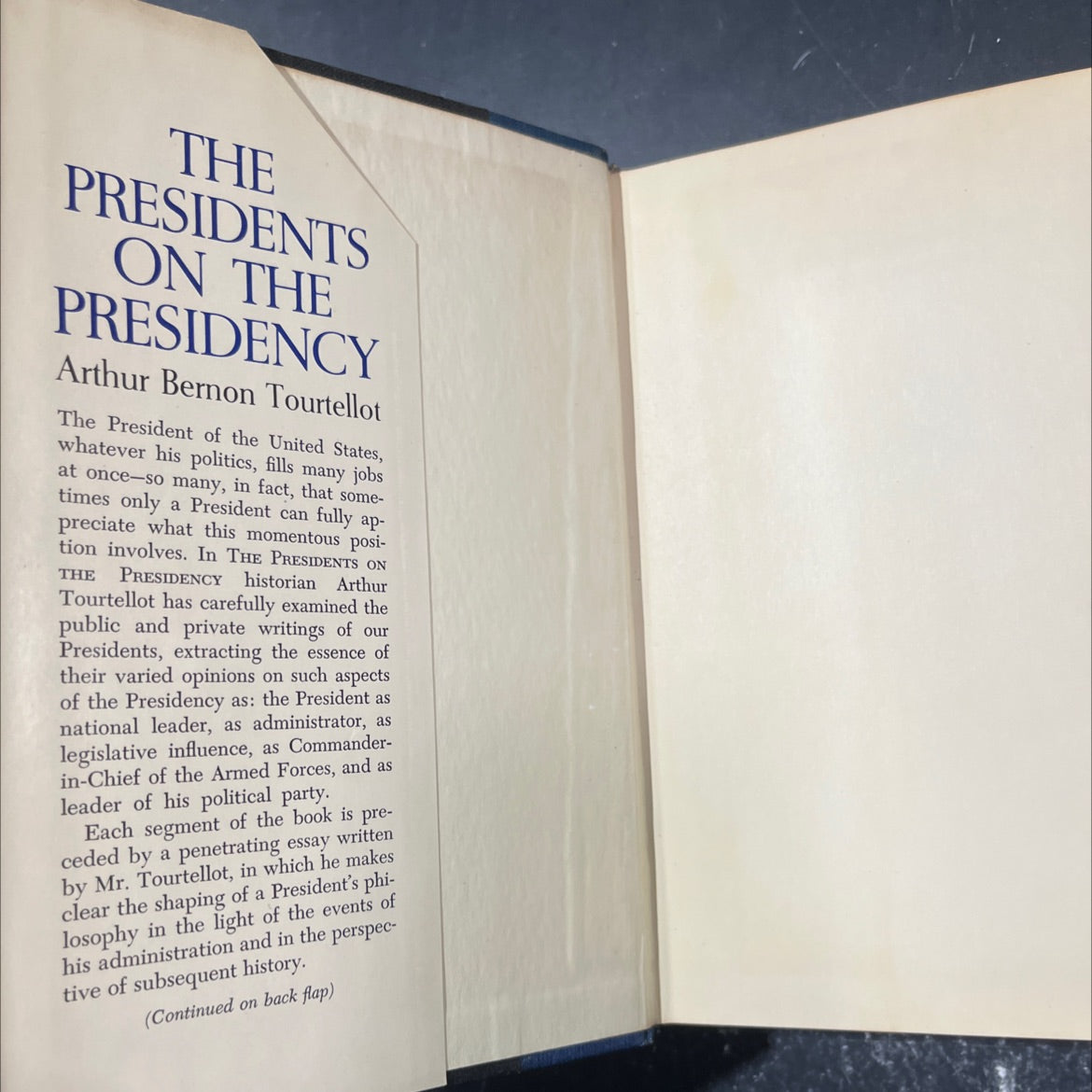 the presidents on the presidency book, by arthur bernon tourtellot, 1964 Hardcover image 4