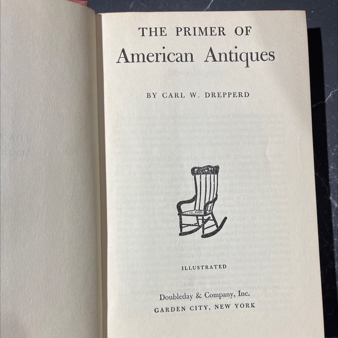 the primer of american antiques book, by carl w. dreppard, 1944 Hardcover image 2