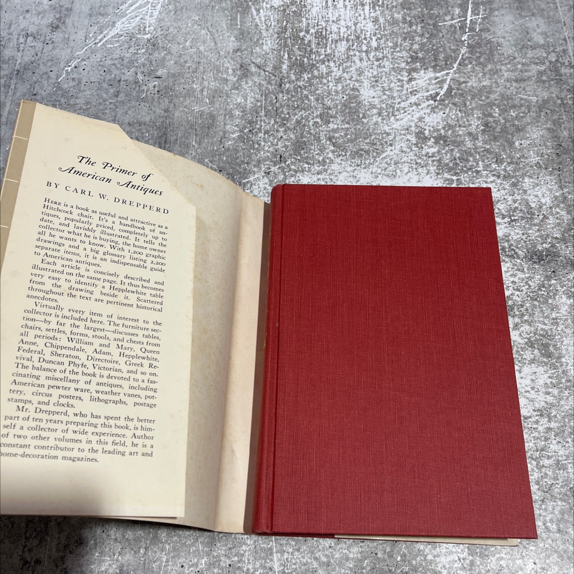 the primer of american antiques book, by carl w. drepperd, 1944 Hardcover image 4