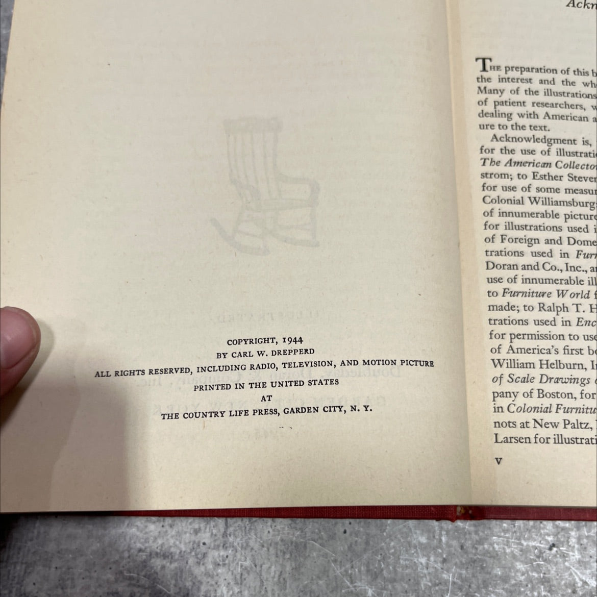 the primer of american antiques book, by carl w. dreppard, 1945 Hardcover image 3
