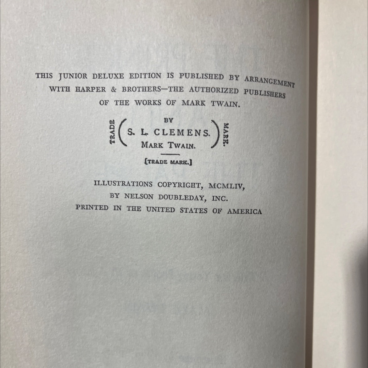 the prince and the pauper a tale for young people of all ages book, by mark twain, 1954 Hardcover image 3