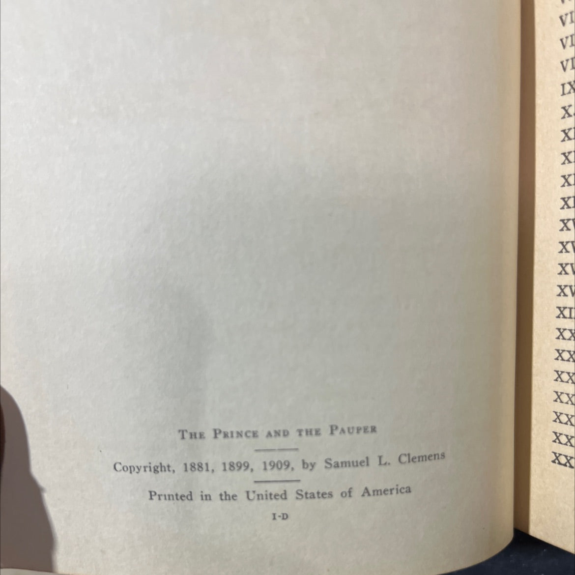 the prince and the pauper book, by mark twain, 1909 Hardcover image 3