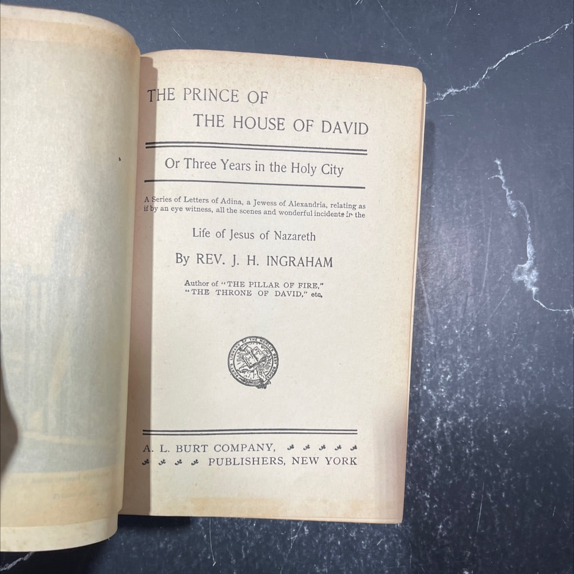 the prince of the house of david or three years in the holy city a series of letters of adina a jewess of alexandria image 2