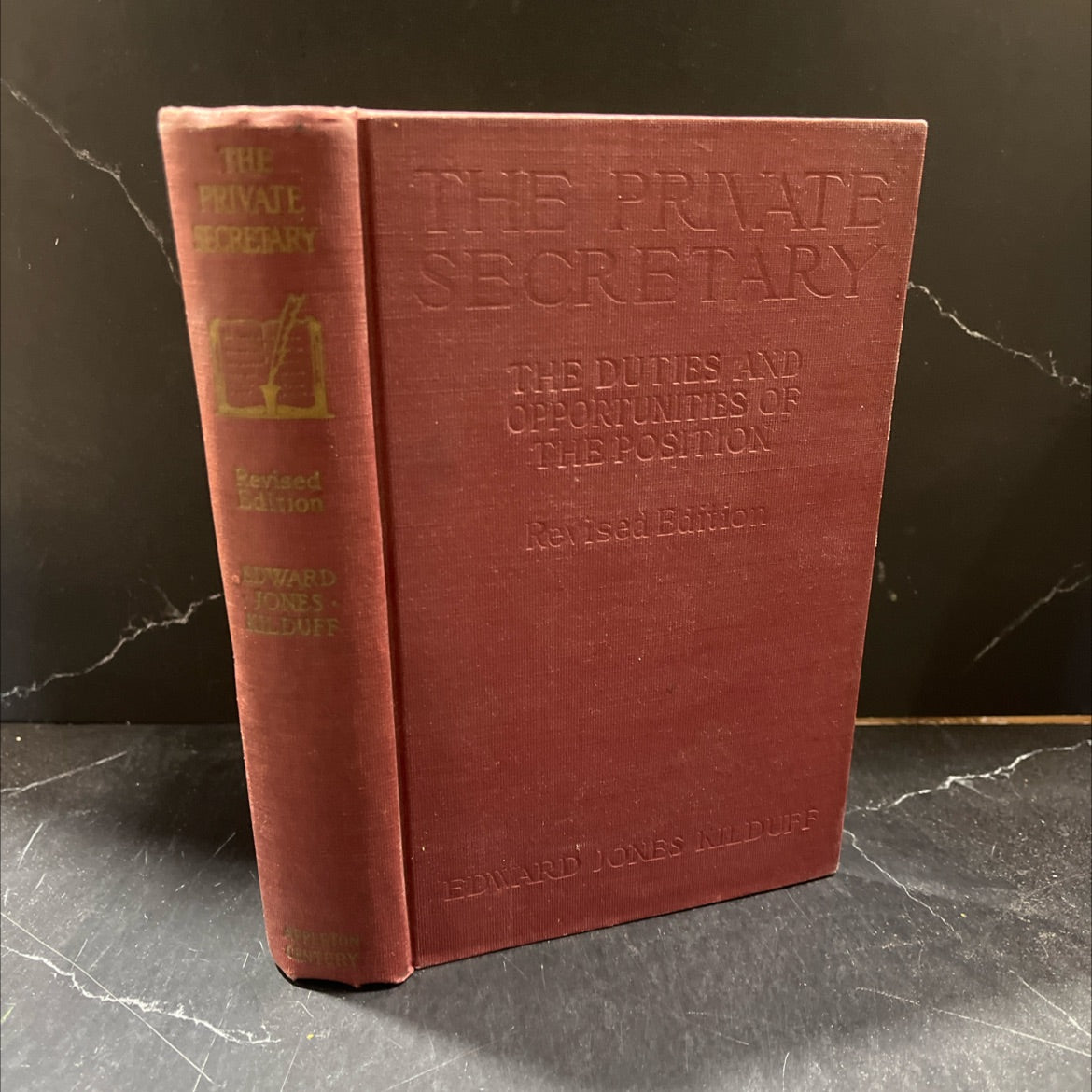 the private secretary the duties and opportunities of the position book, by edward jones kilduff, 1924 Hardcover image 1