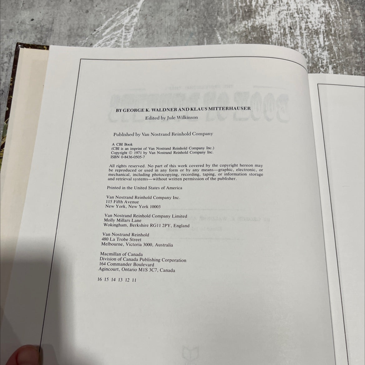 the professional chef's book of buffets book, by george k. waldner and klaus mitterhauser, 1971 Hardcover image 3