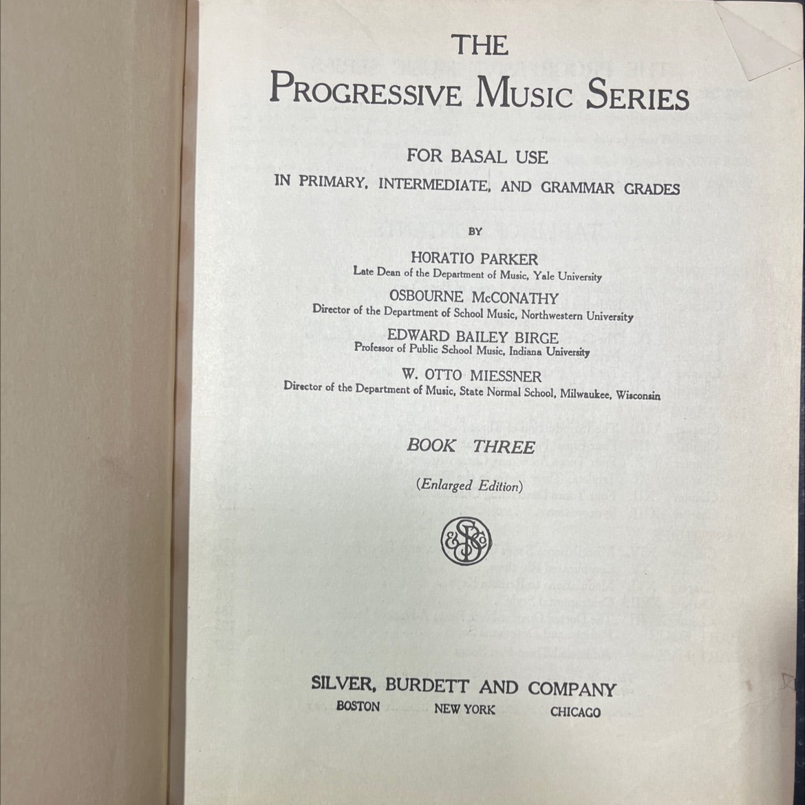 the progressive music series for basal use in primary, intermediate, and grammar grades book, by horatio parker, image 2