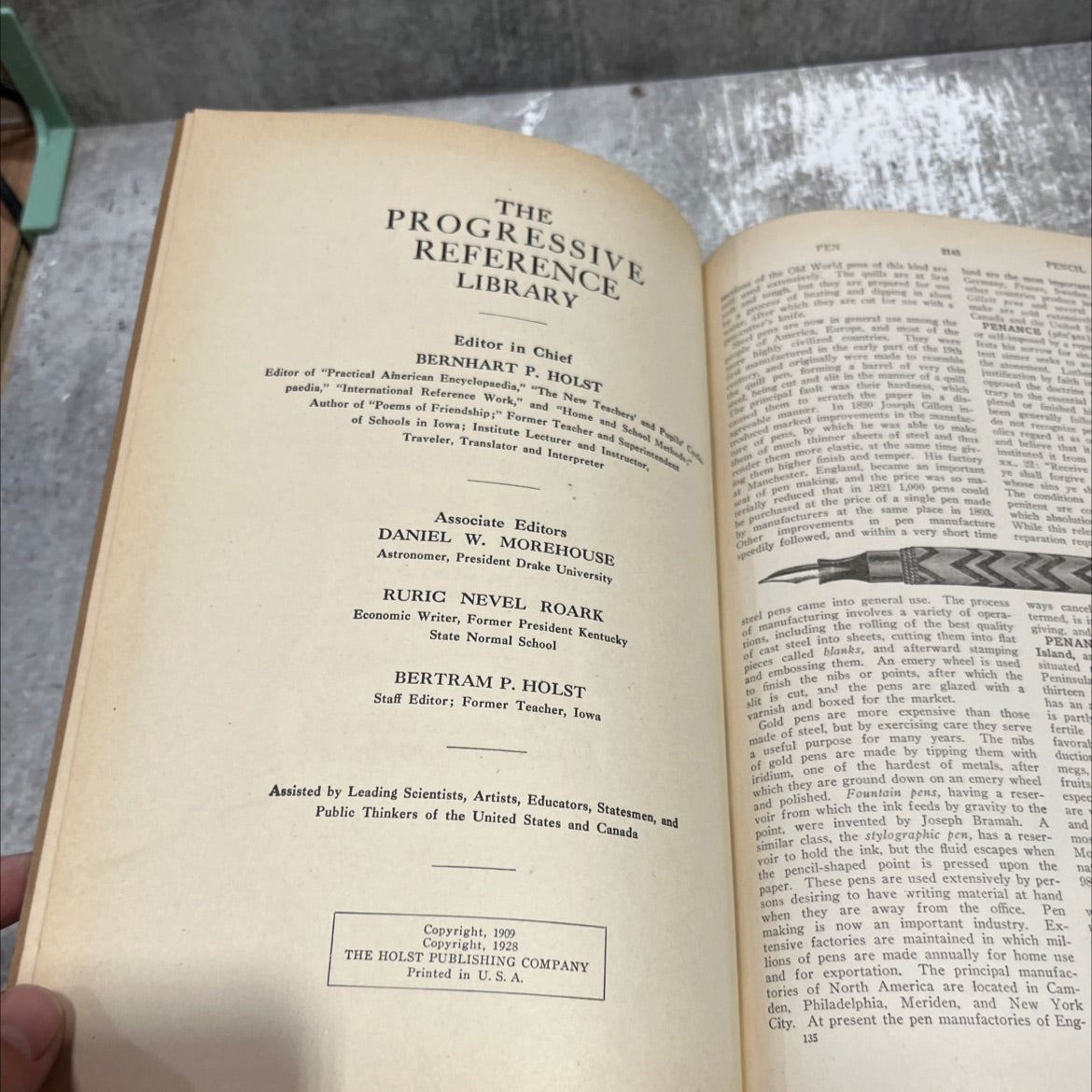 the progressive reference library book, by unknown, 1928 Hardcover image 3