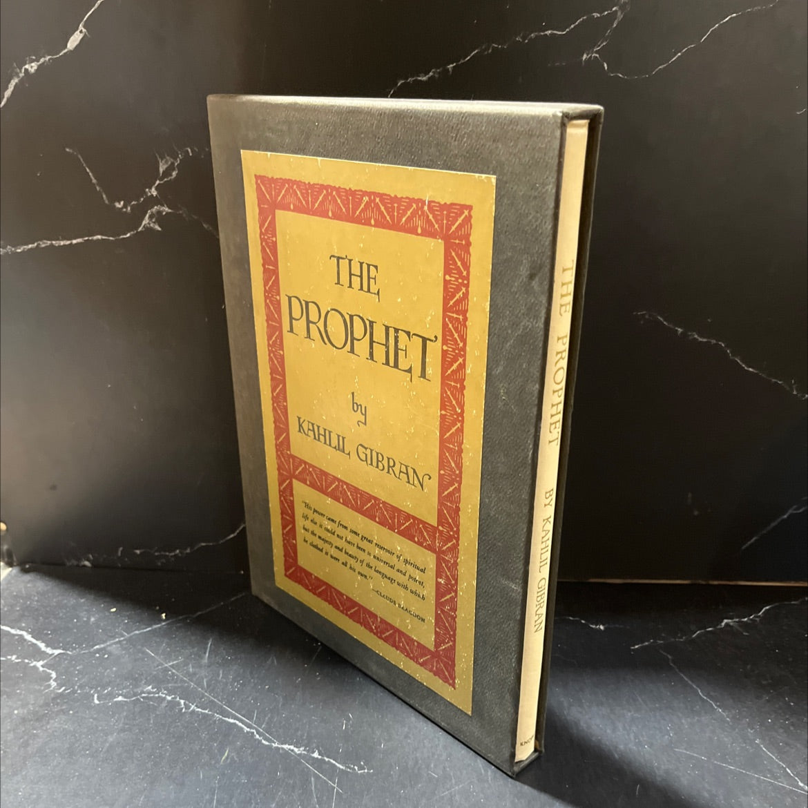 the prophet book, by kahlil gibran, 1977 Hardcover image 4