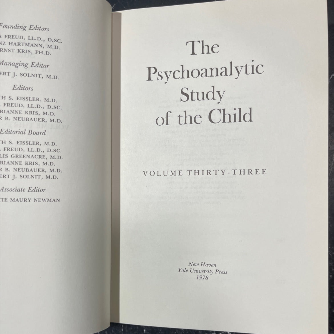 the psychoanalytic study of the child book, by albert j. solnit, ruth s. eissler, anna freud, marianne kris, peter b. image 2