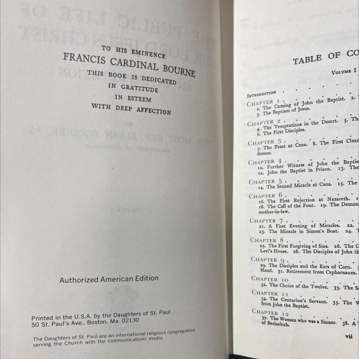 the public life of our lord jesus christ an interpretation book, by most rev. alban goodier, s.j., 1970 Hardcover image 3