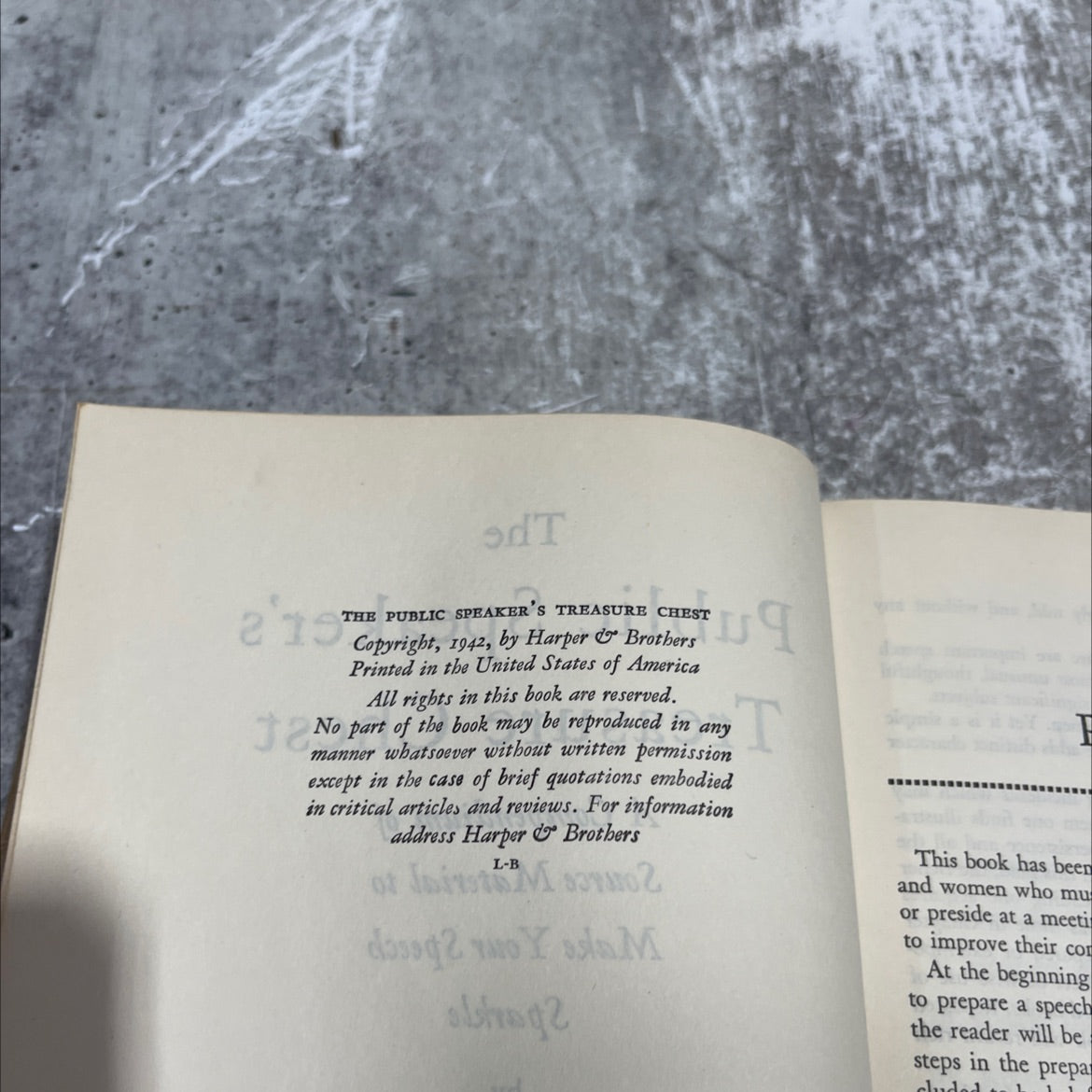 the public speaker's treasure chest book, by herbert v. prochnow, 1942 Hardcover image 3