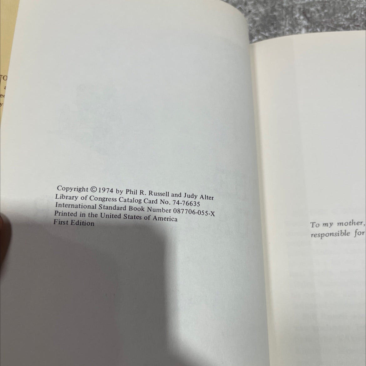 the quack doctor book, by Phil R. Russell, D.O., 1974 Hardcover image 3