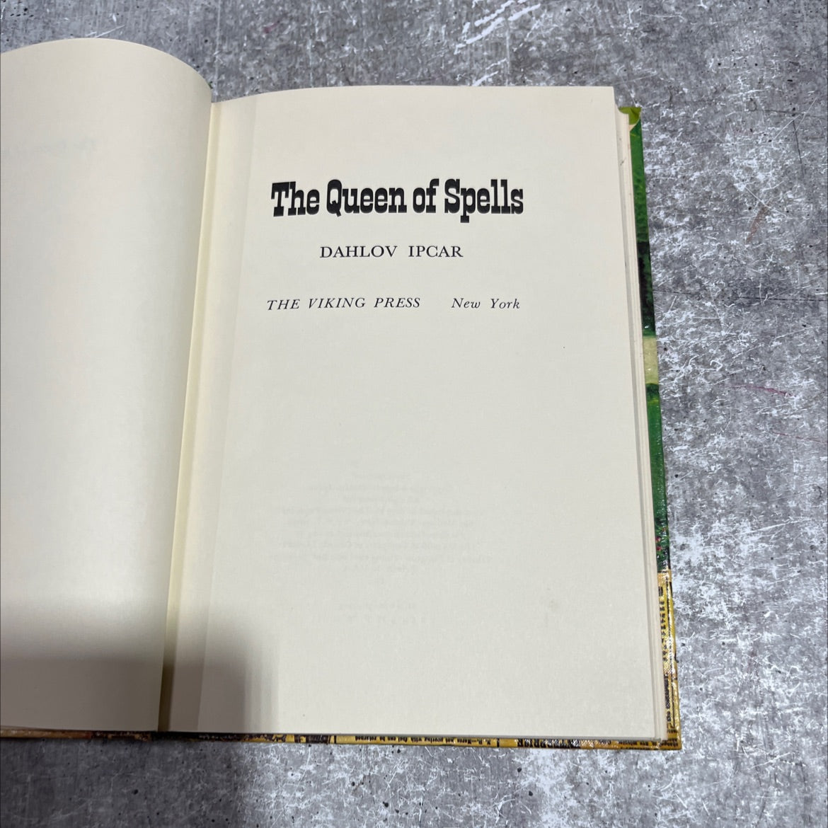 the queen of spells book, by Dahlov Ipcar, 1973 Hardcover image 2