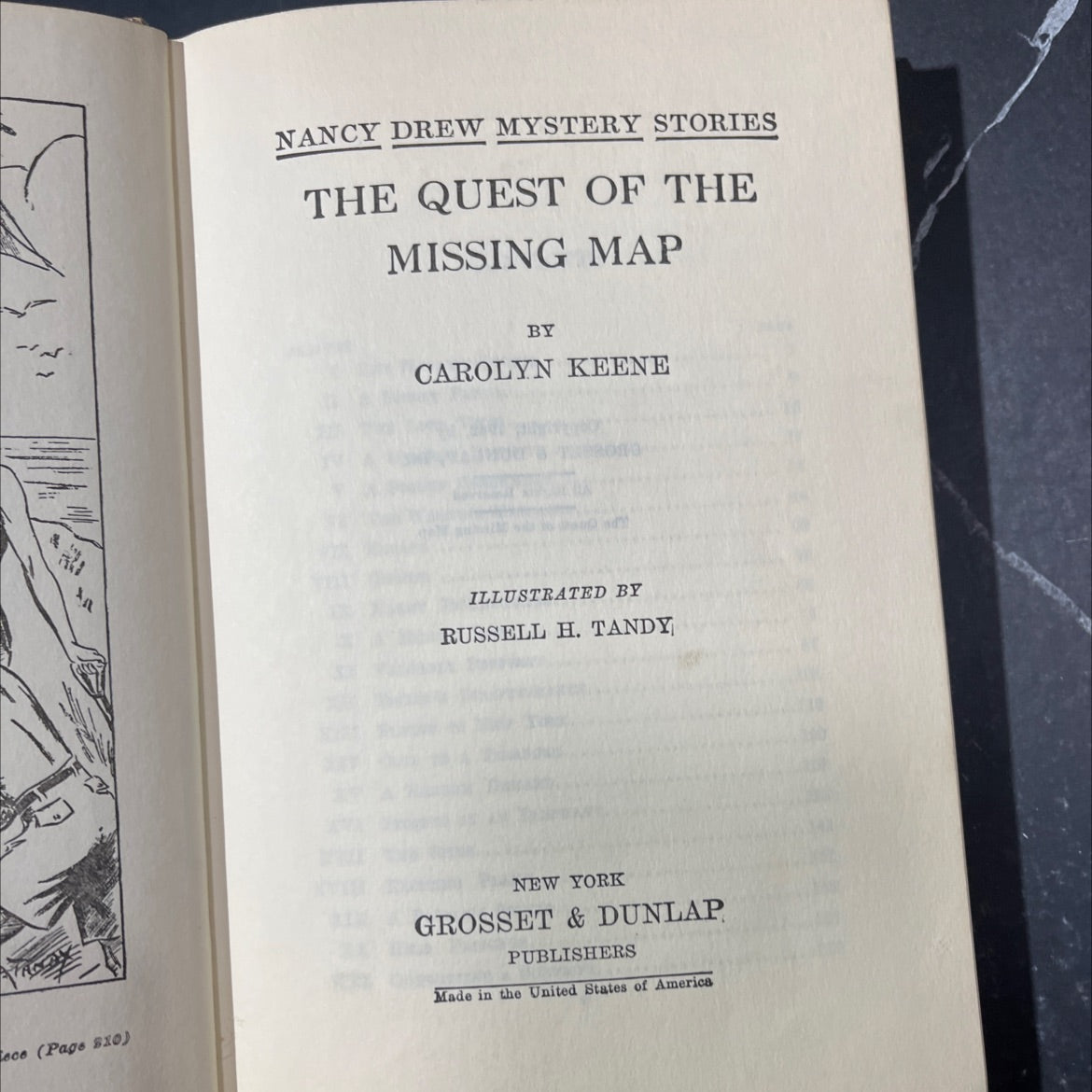 the quest of the missing map book, by carolyn keene, 1942 Hardcover image 2