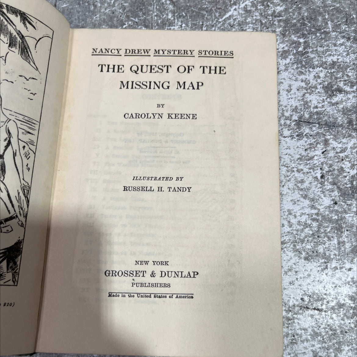 the quest of the missing map book, by carolyn keene, 1942 Hardcover image 2
