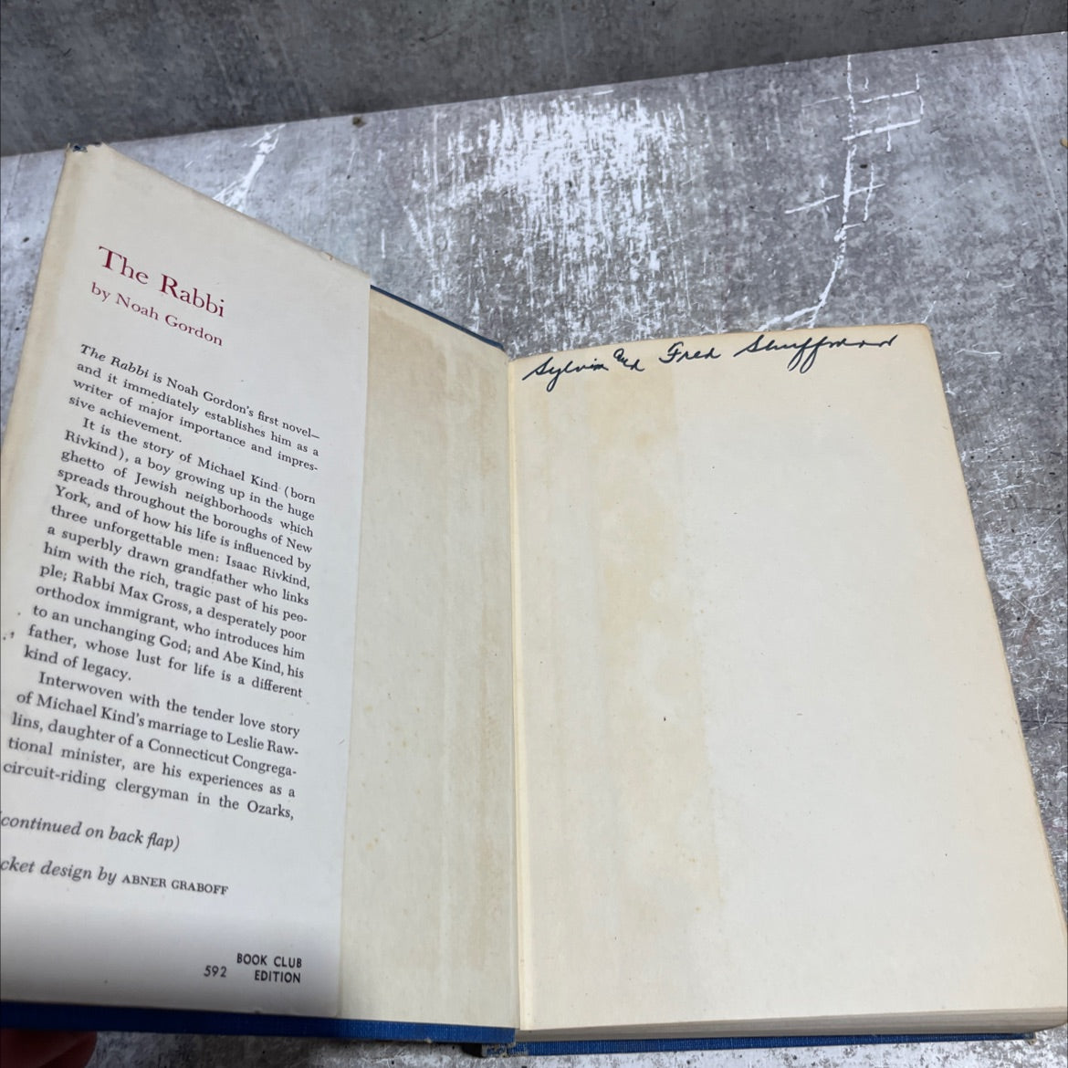 the rabbi book, by Noah Gordon, 1965 Hardcover image 4